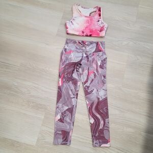 Girls Work Out Set Size Small